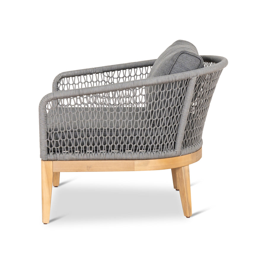 4pcs Outdoor Lounge Set - Grey