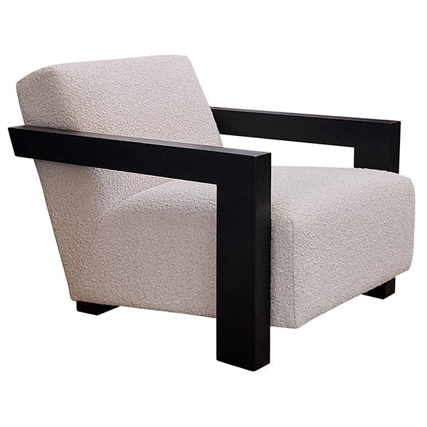 Lennon Arm Chair - Ivory Boucle
