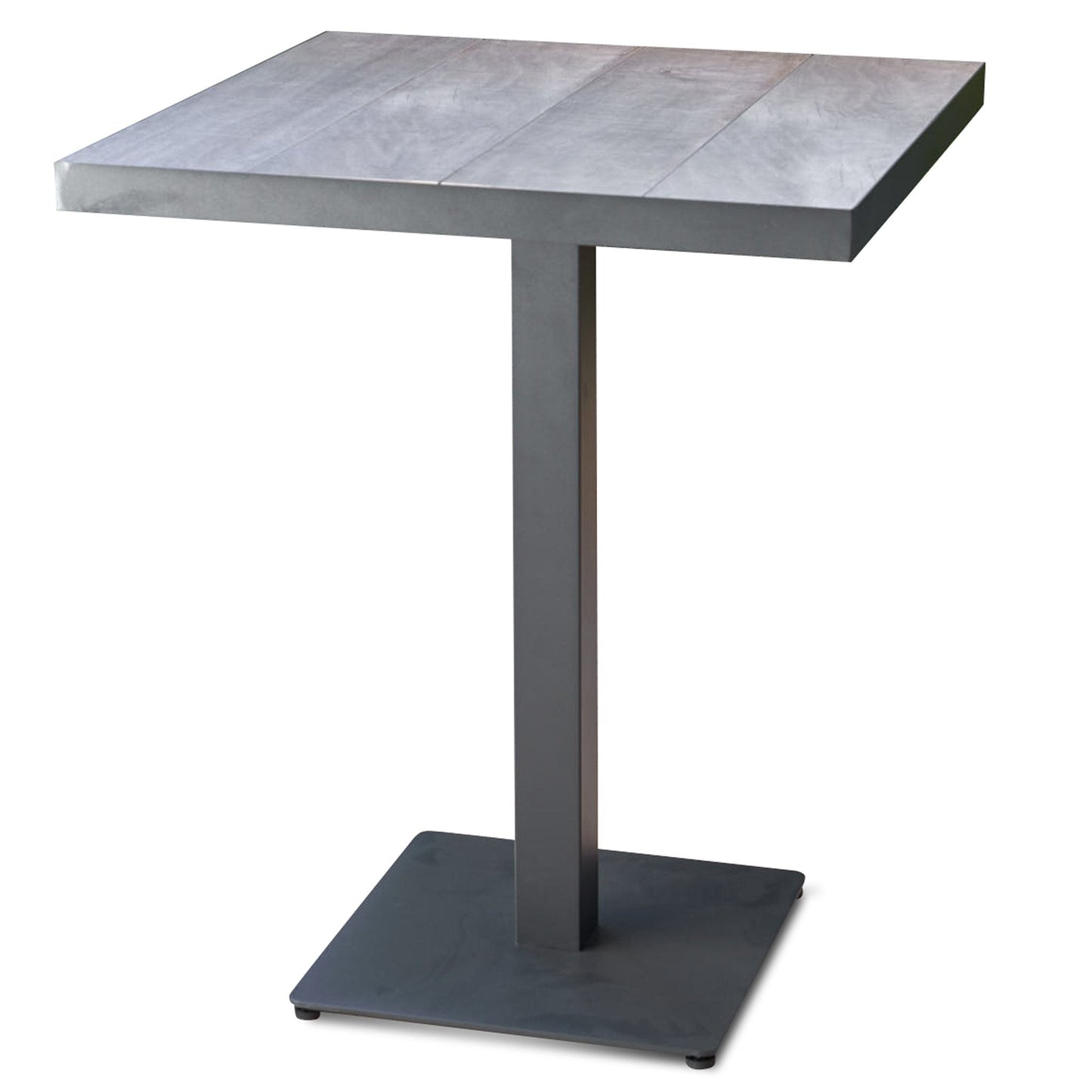 Memphis 80cm Ceramic Outdoor Bar Table - Charcoal