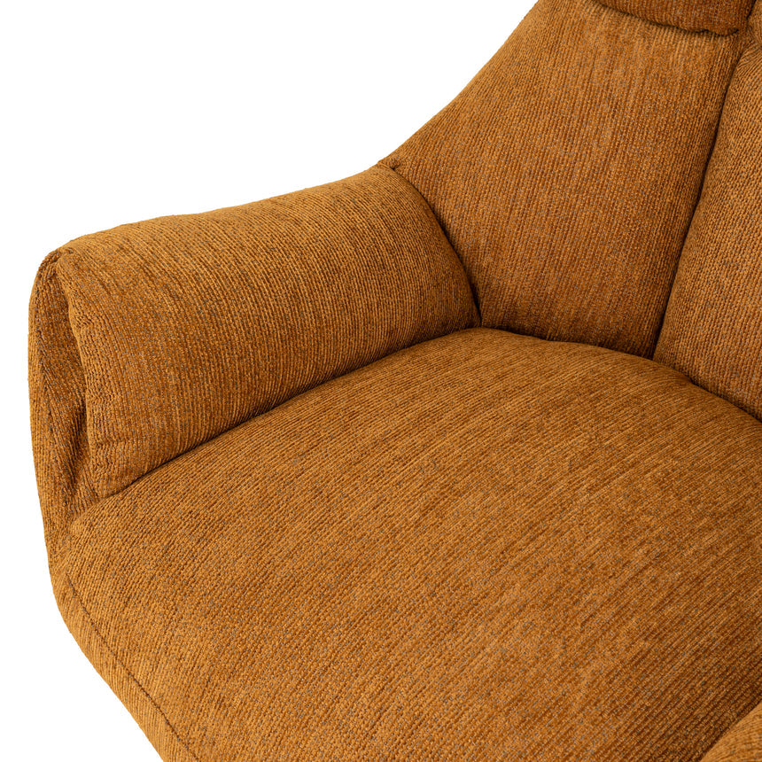Swivel Armchair - Honey Yellow