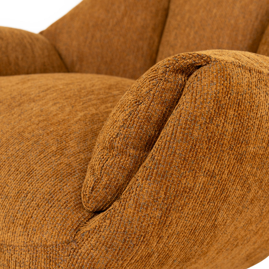 Swivel Armchair - Honey Yellow