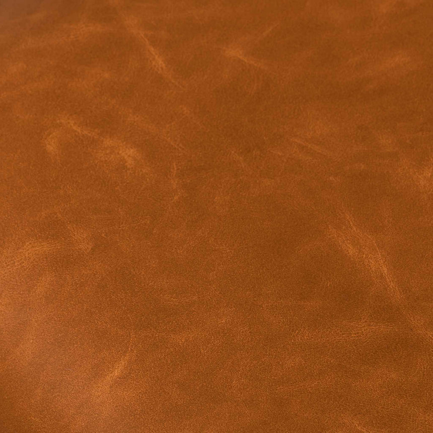 Office Chair - Vintage Tan with Black Base