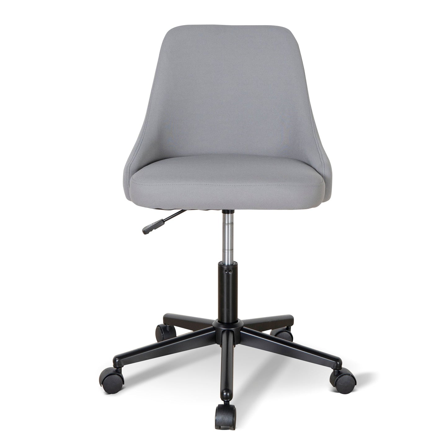 Grey Fabric Office Chair - Black Base