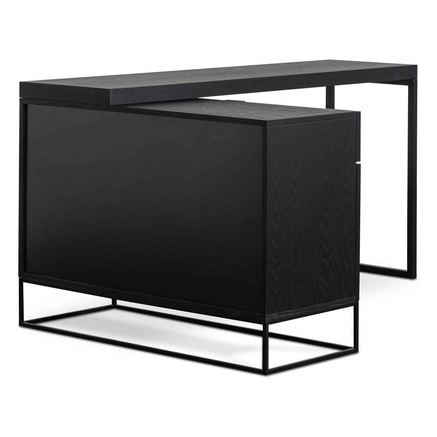 Extendable Home Office Desk - Black