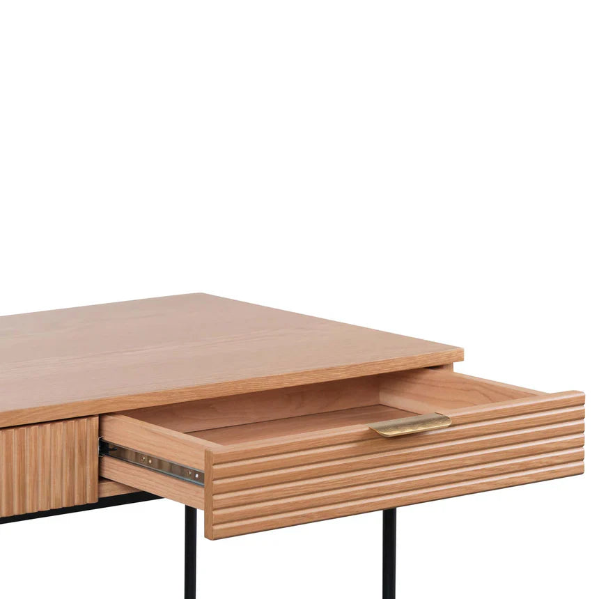 Designer Home Office Desk - Dark Oak