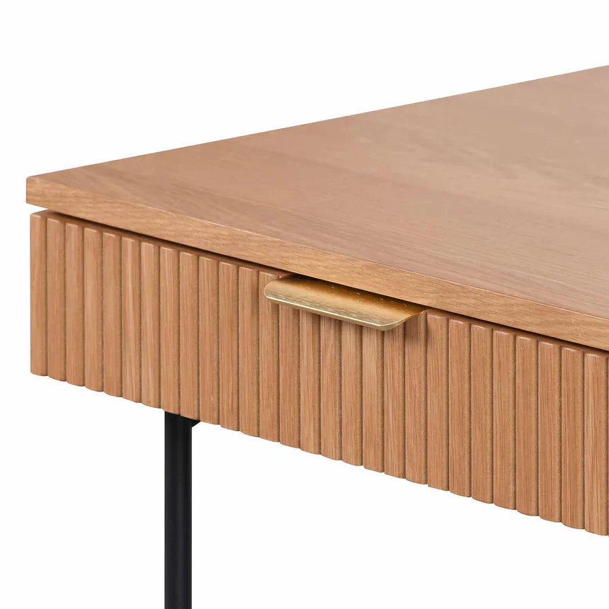 Designer Home Office Desk - Dark Oak