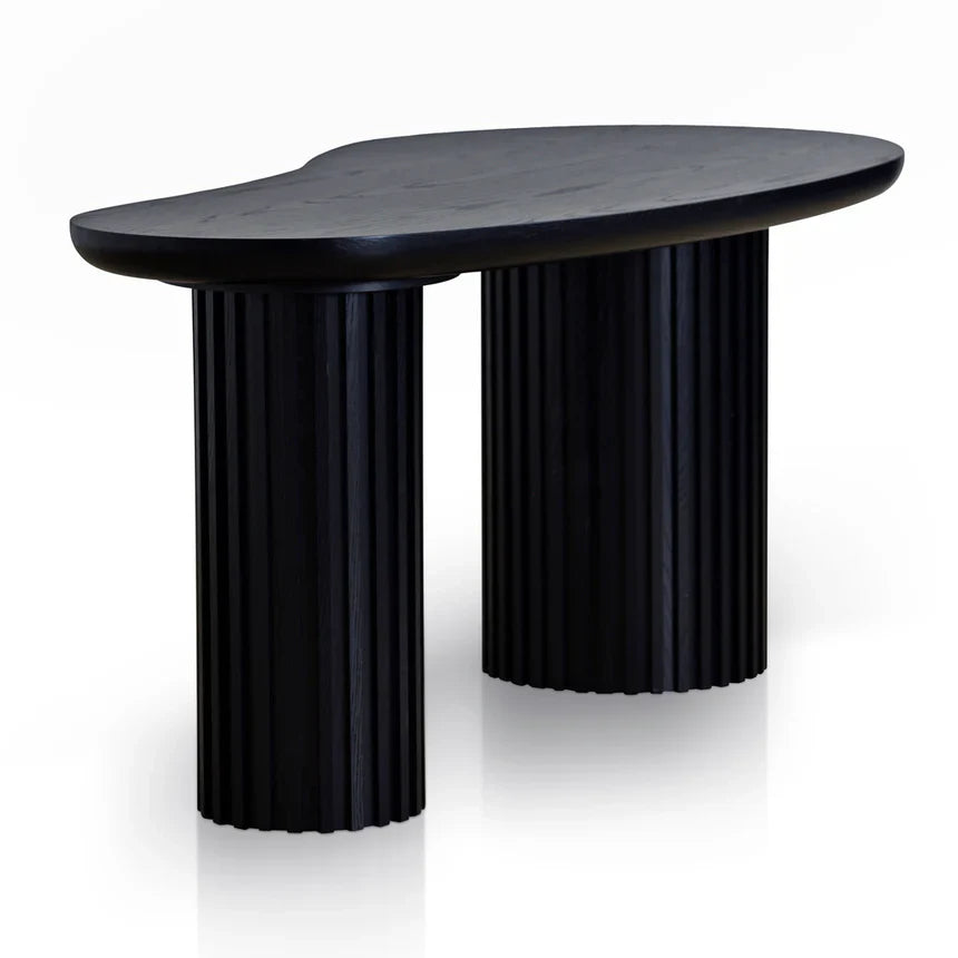 Bean Office Wooden Desk 1.7m - Black Oak