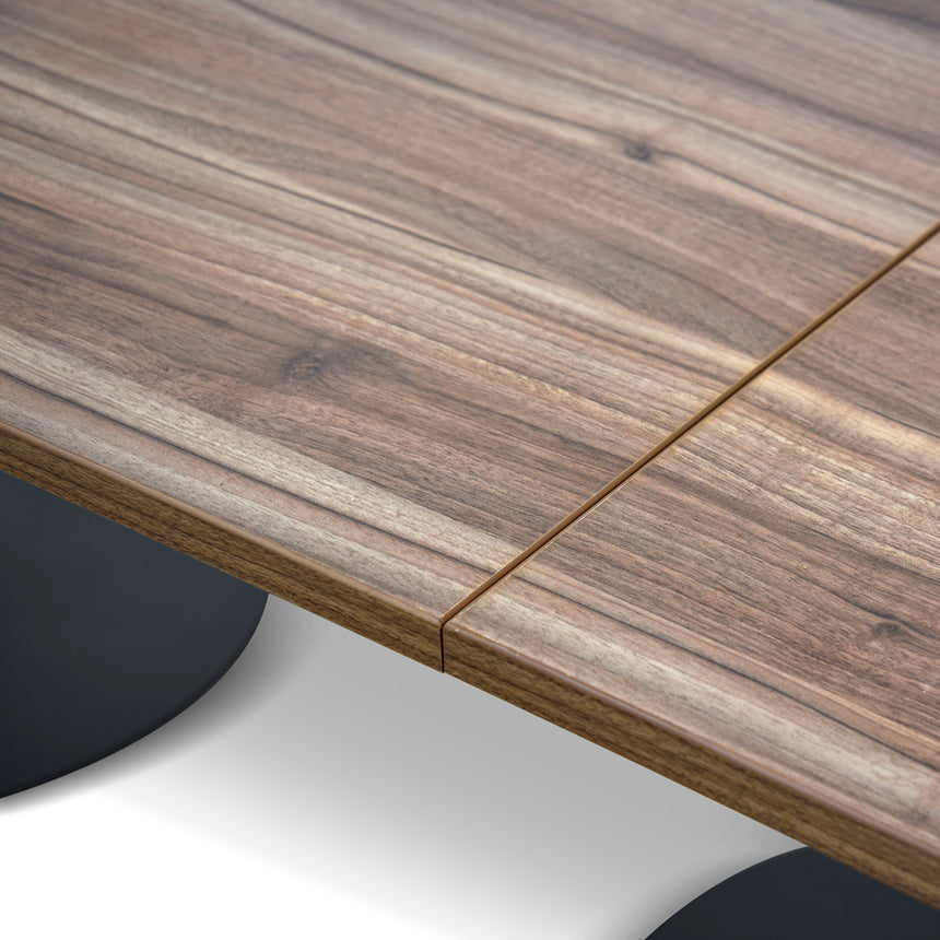 3m Oval Meeting Table - Walnut