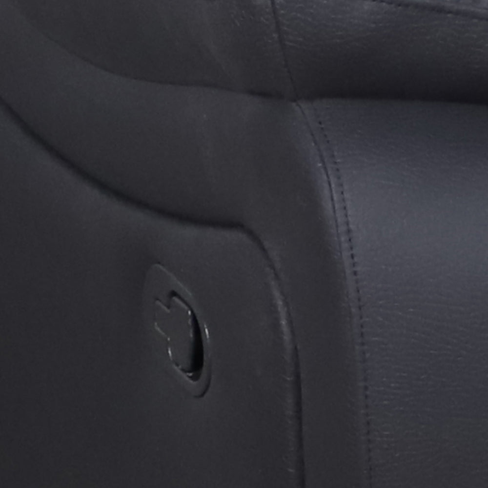 Presscot Rhino Fabric 4 Seater Recliner Electric Sofa - Onyx