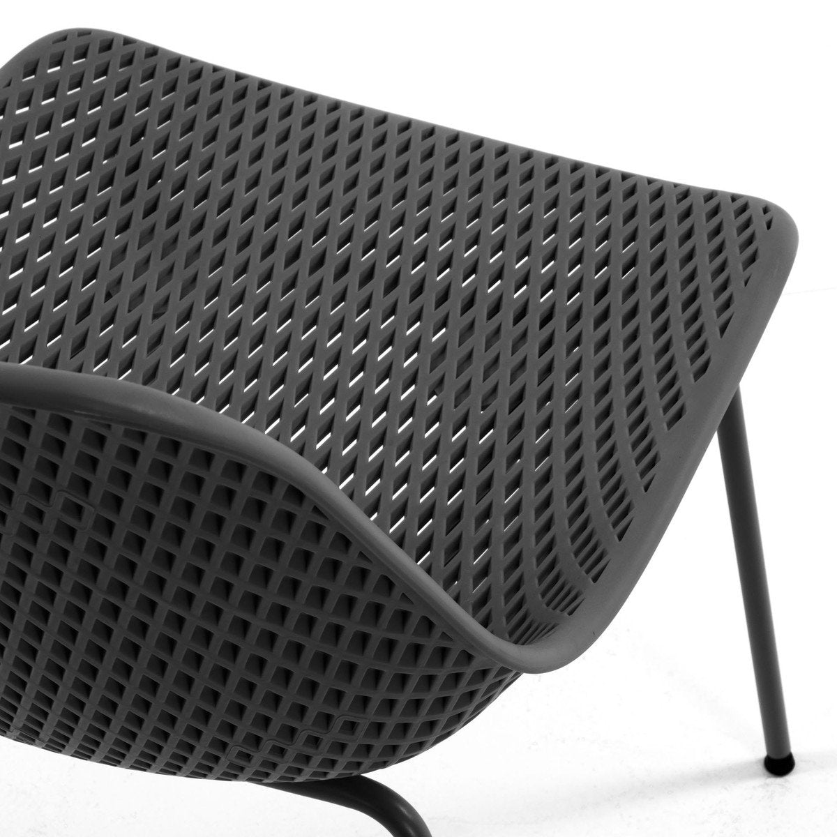 Quinby Outdoor Dining Chair - Black