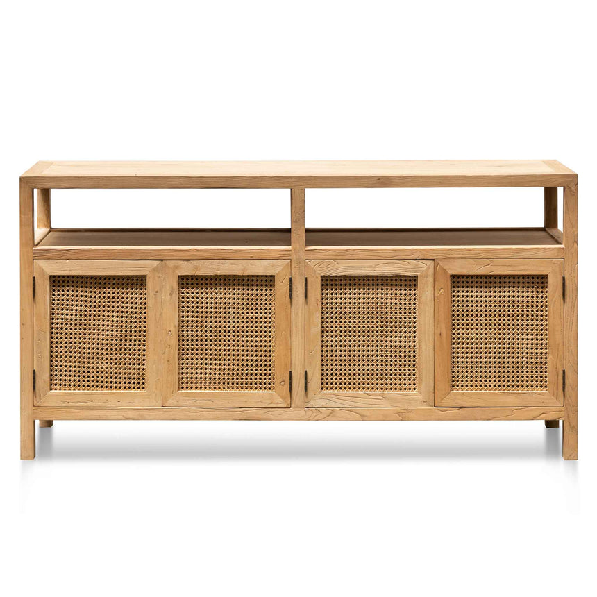 Sideboard Unit - Natural with Rattan Doors