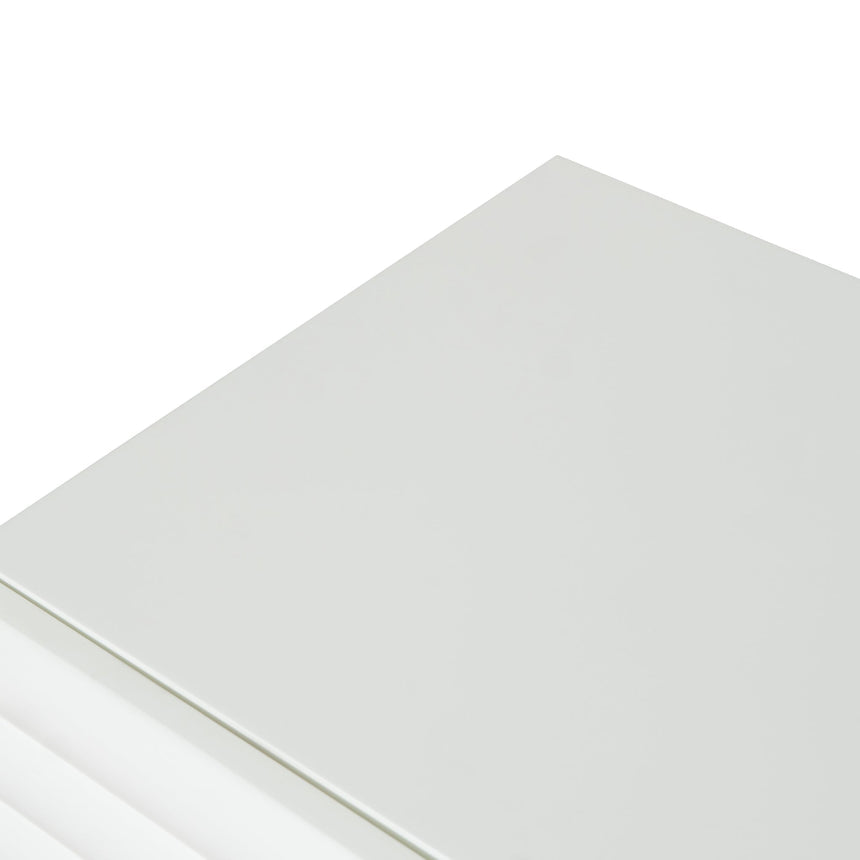48cm Bedside Table - White