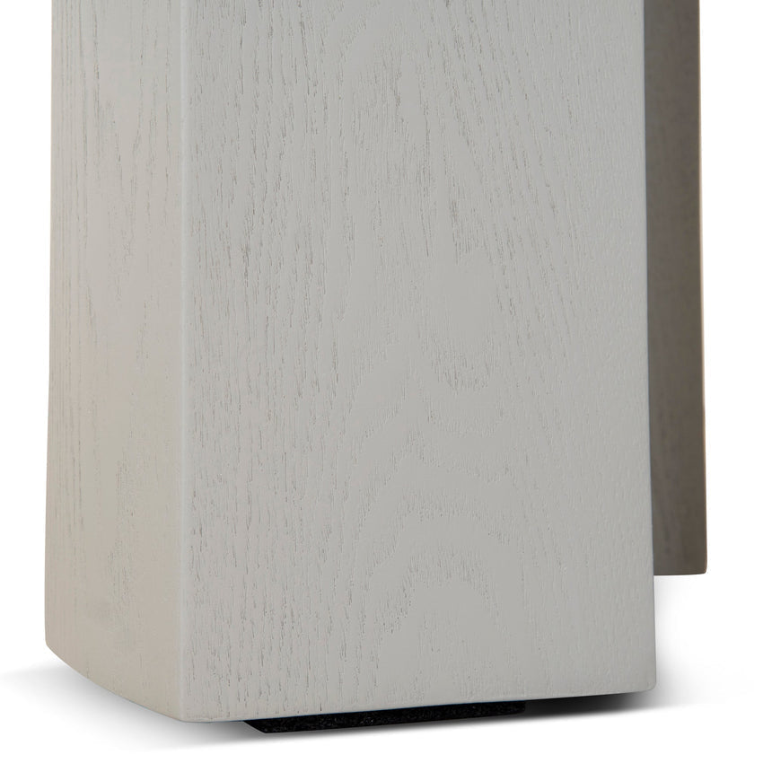 49.5cm Round Side Table - Light Grey