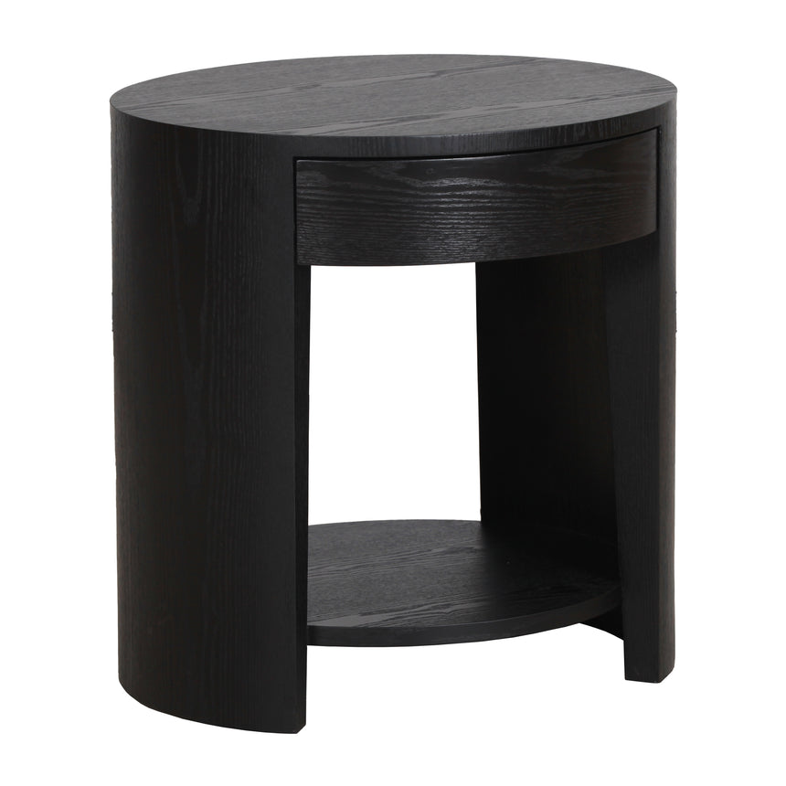 55cm Side Table - Full Black
