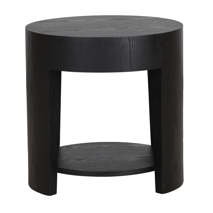 55cm Side Table - Full Black