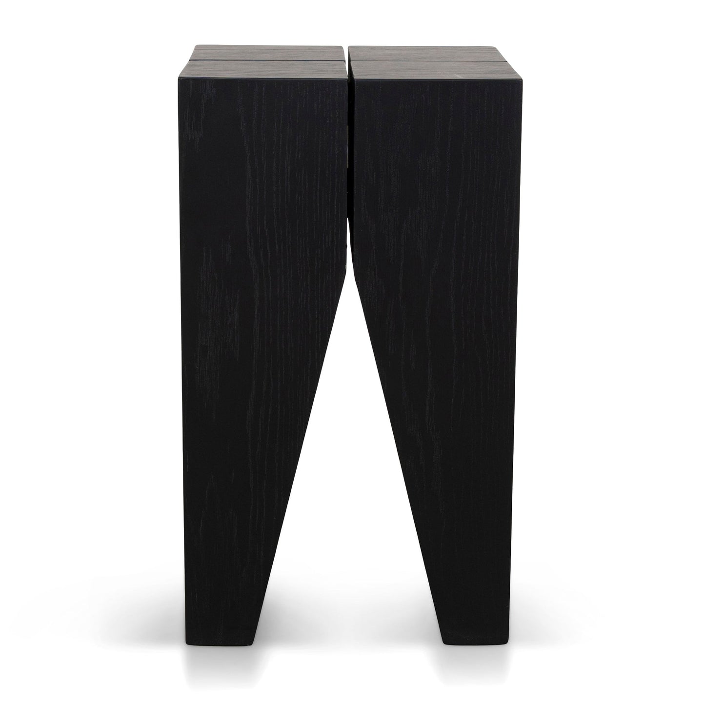27cm Square Side Table - Full Black