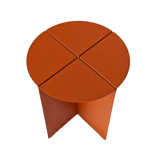 CST12066-BC 38cm Round Side Table - Terracotta