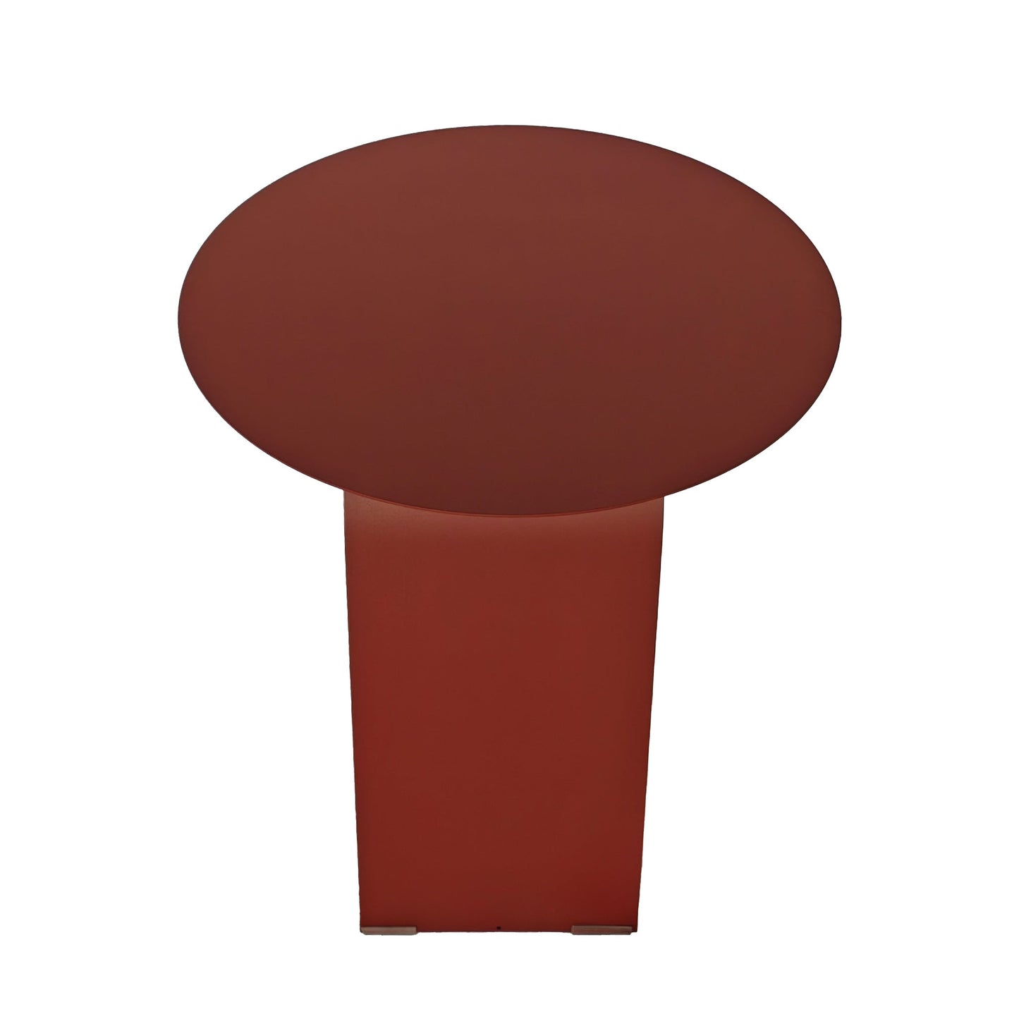 CST12072-BC 38cm Round Side Table - Burgandy Red