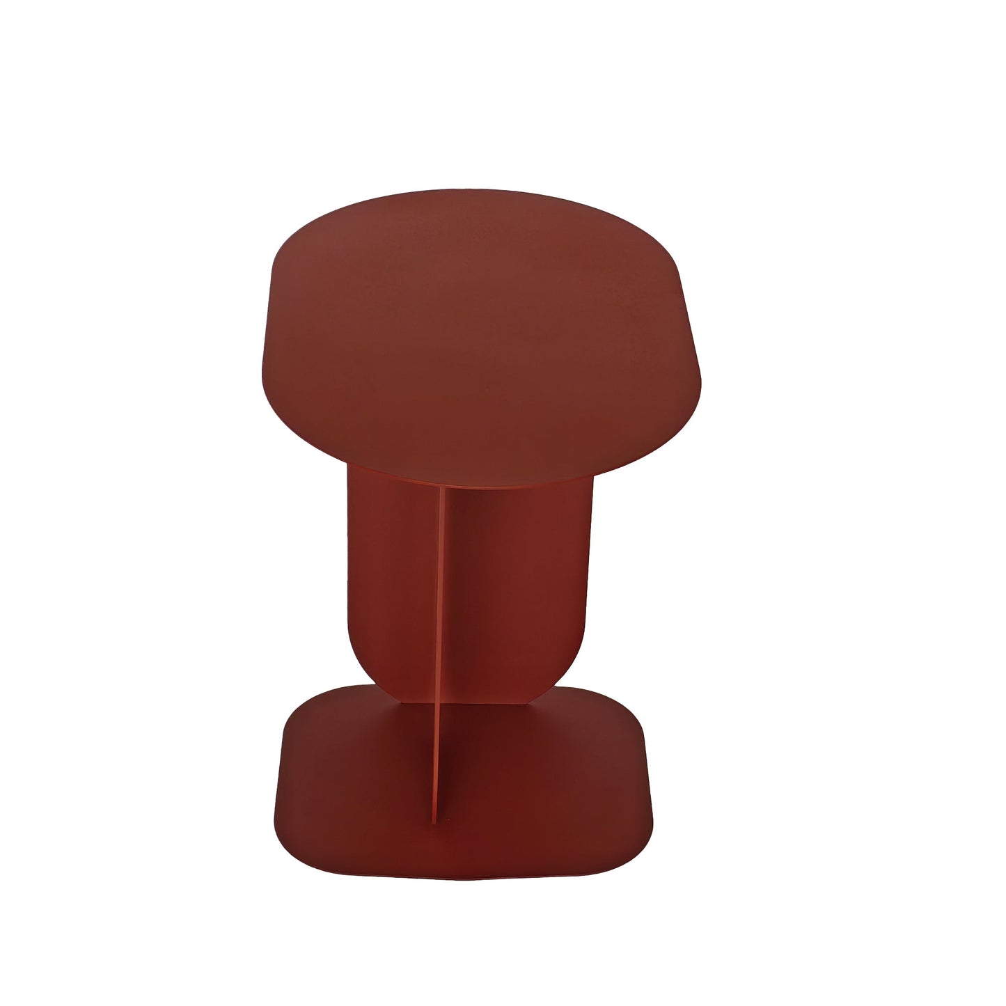 CST12078-BC 45cm Side Table - Burgundy Red