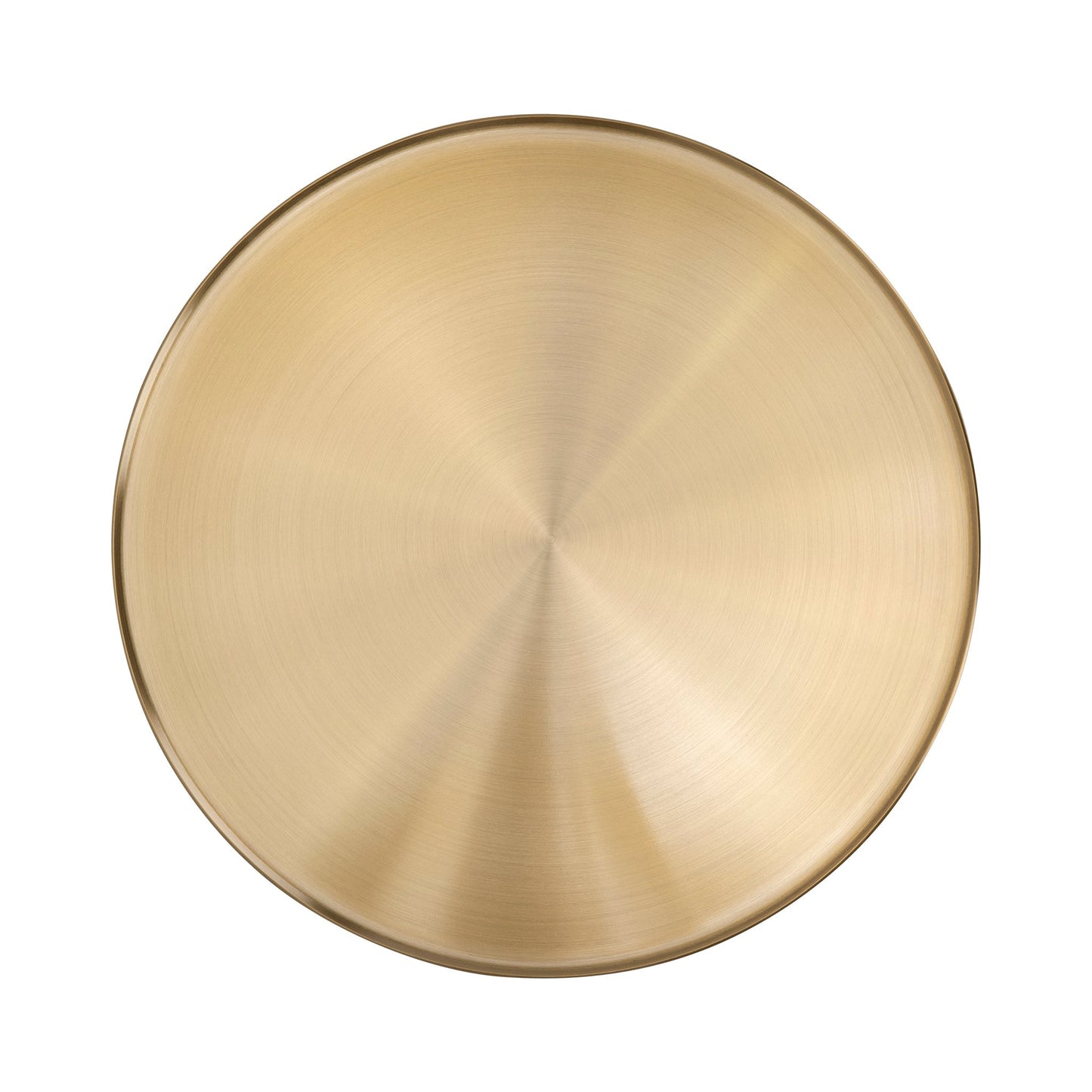 CST8798-NY 45cm Brushed Gold Side Table - Carrara Marble