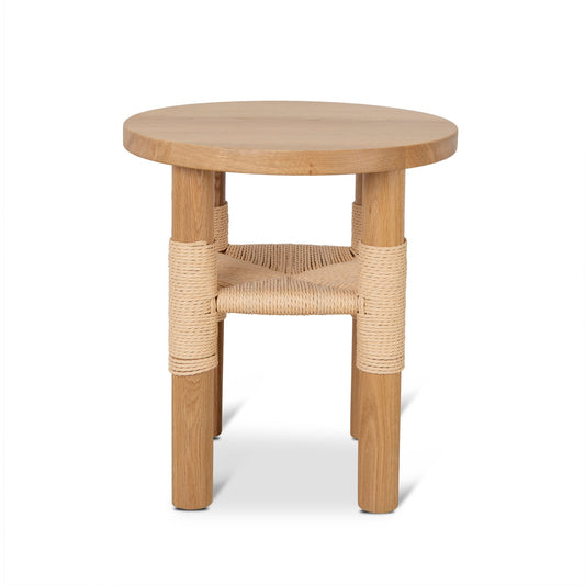 CST8870-OW 42cm Round Side Table - Natural