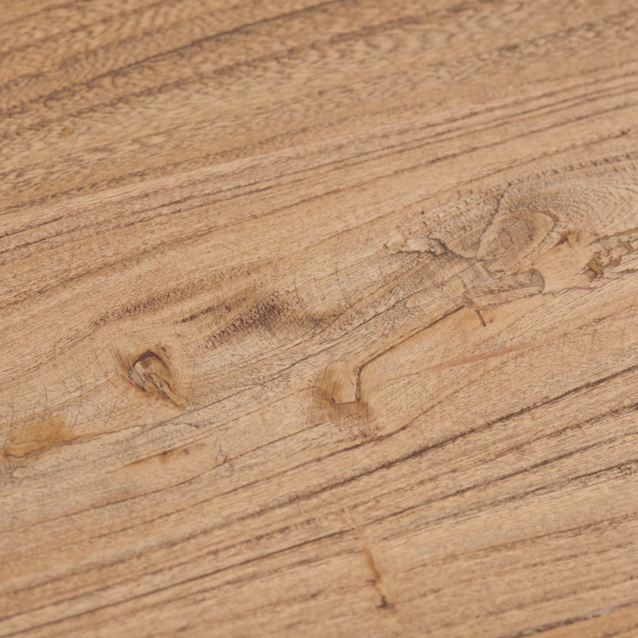 Reclaimed Elm Wood 3m Dining Table - 120cm (W)