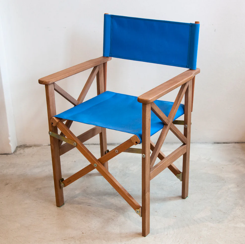Director's Chair Synthetic Sling - Teak