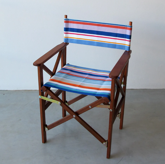 Director Chair Hardwood Cotton Canet en Roussillon