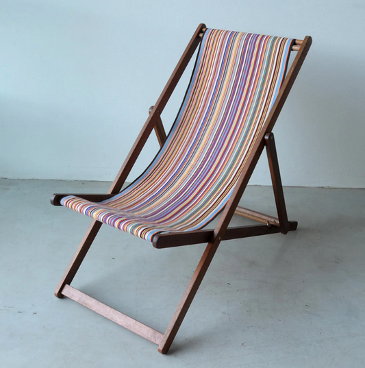 Deckchairs Synthetic Sling - Hardwood