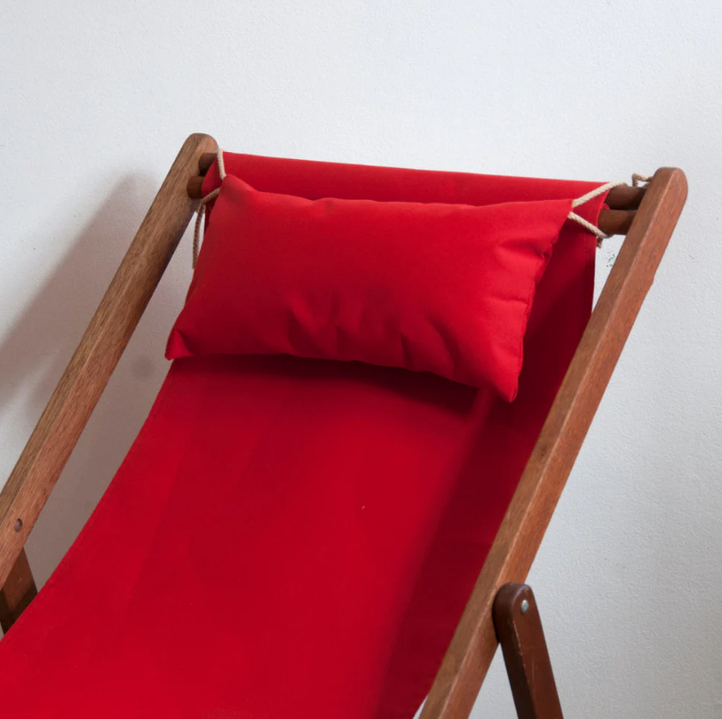 Head Cushion Synthetic Red