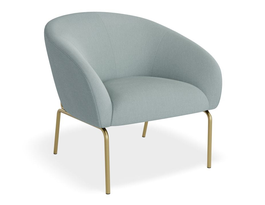 Solace Lounge Chair - Sky Blue