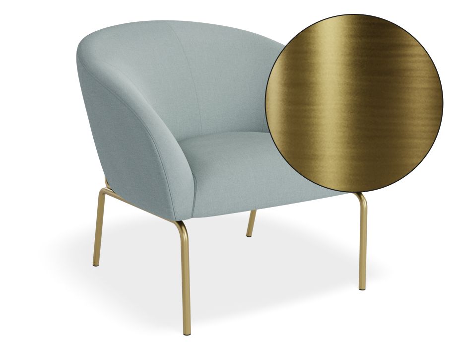 Solace Lounge Chair - Sky Blue
