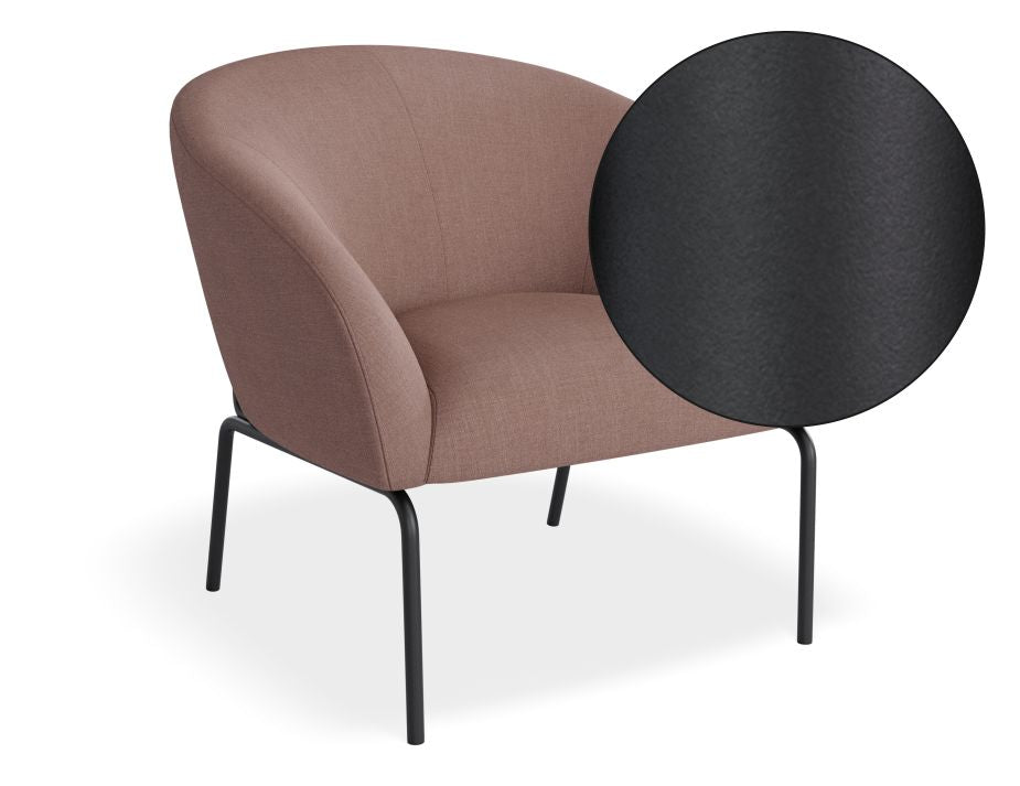 Solace Lounge Chair - Plush Pink