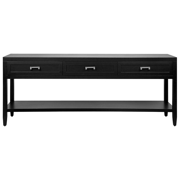 Soloman Console Table - Large Black