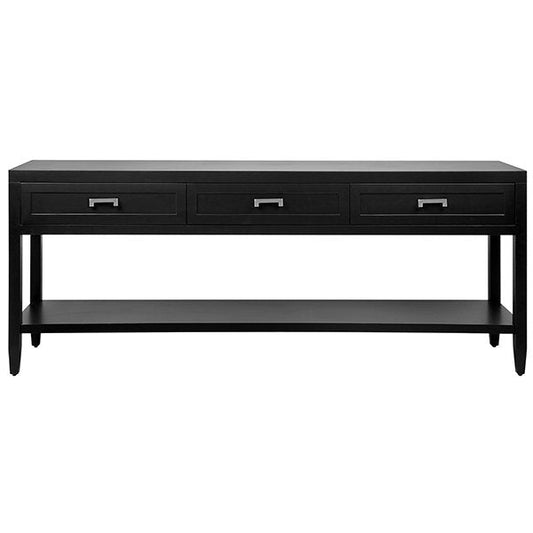 Soloman Console Table - Large Black