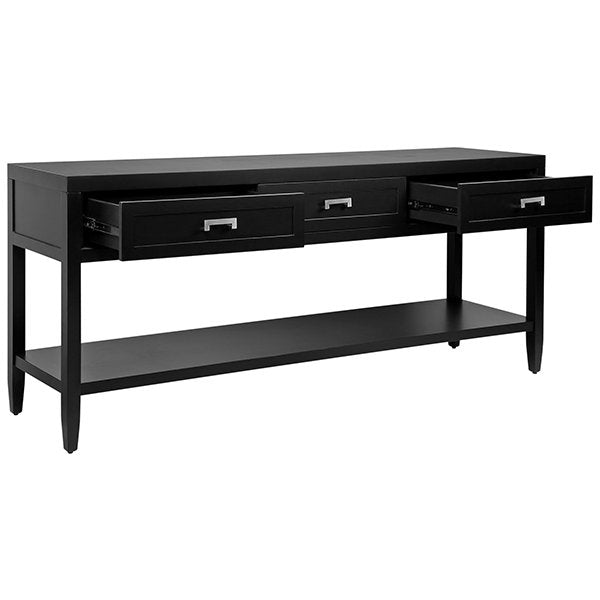 Soloman Console Table - Large Black
