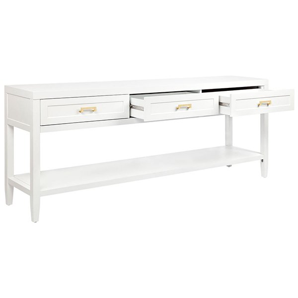 Soloman Console Table - Large White