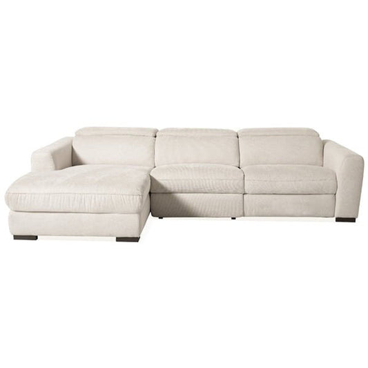 Kondo 3-Seater Sofa with LHF Chaise Sofa - Beige