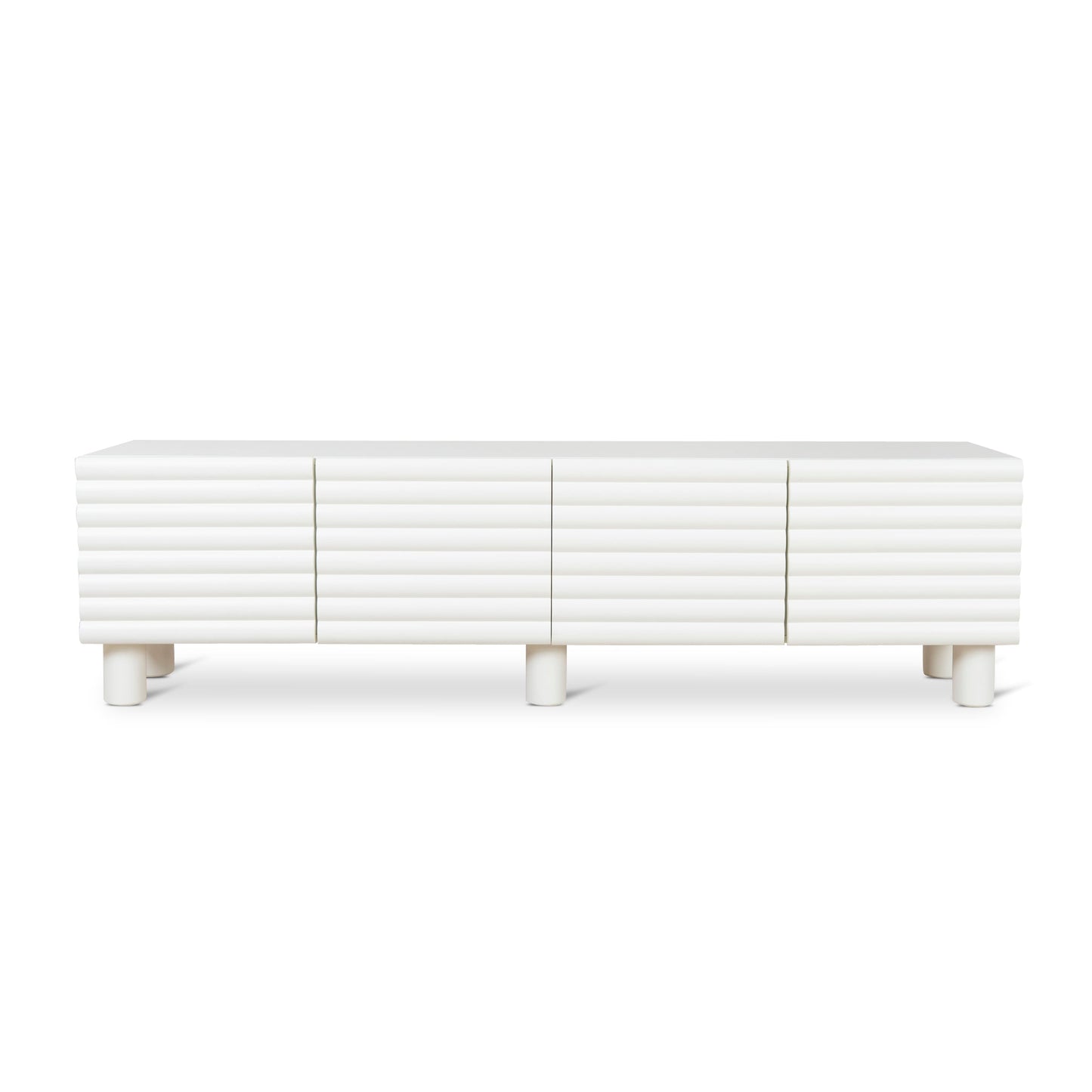 2m TV Entertainment Unit - White