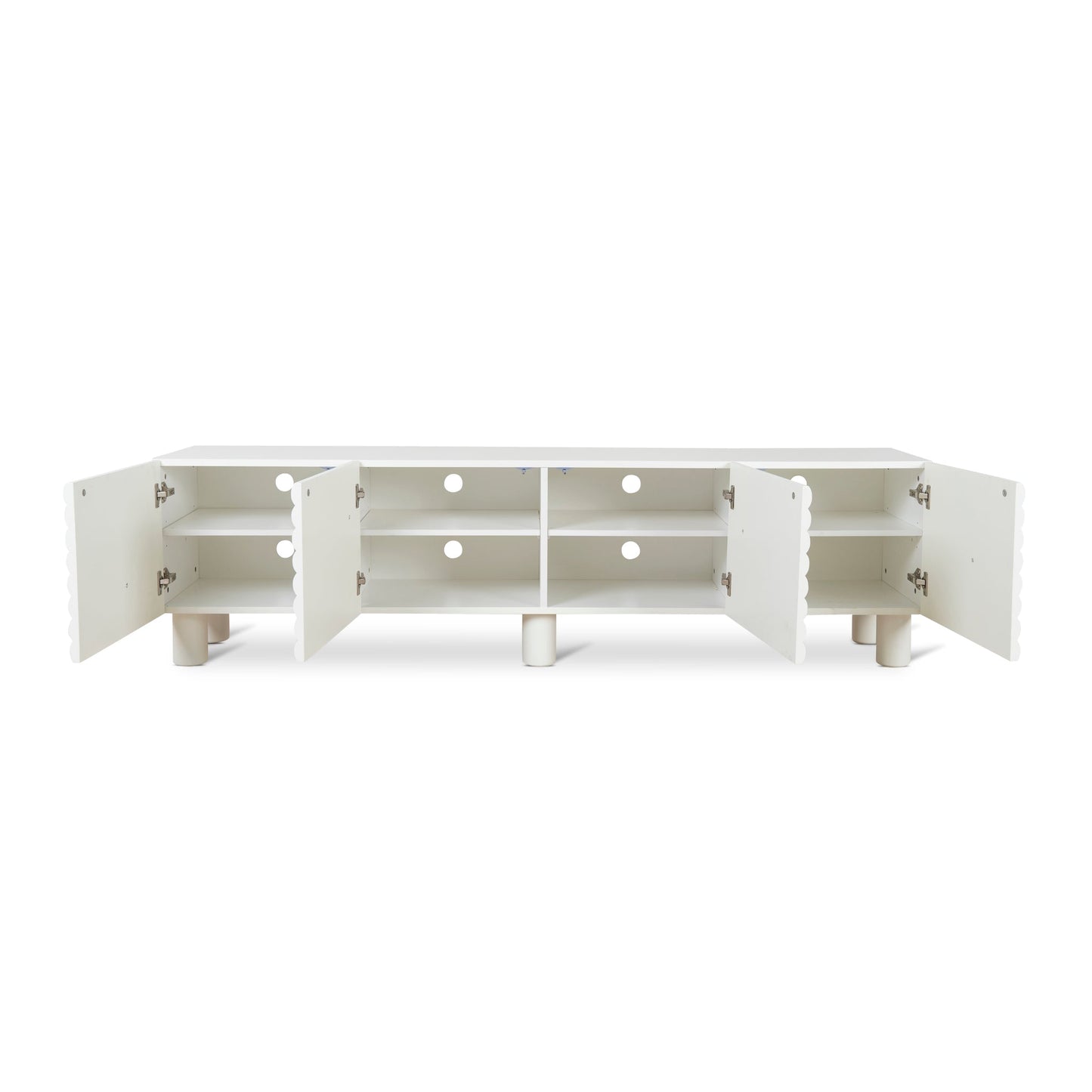 2m TV Entertainment Unit - White