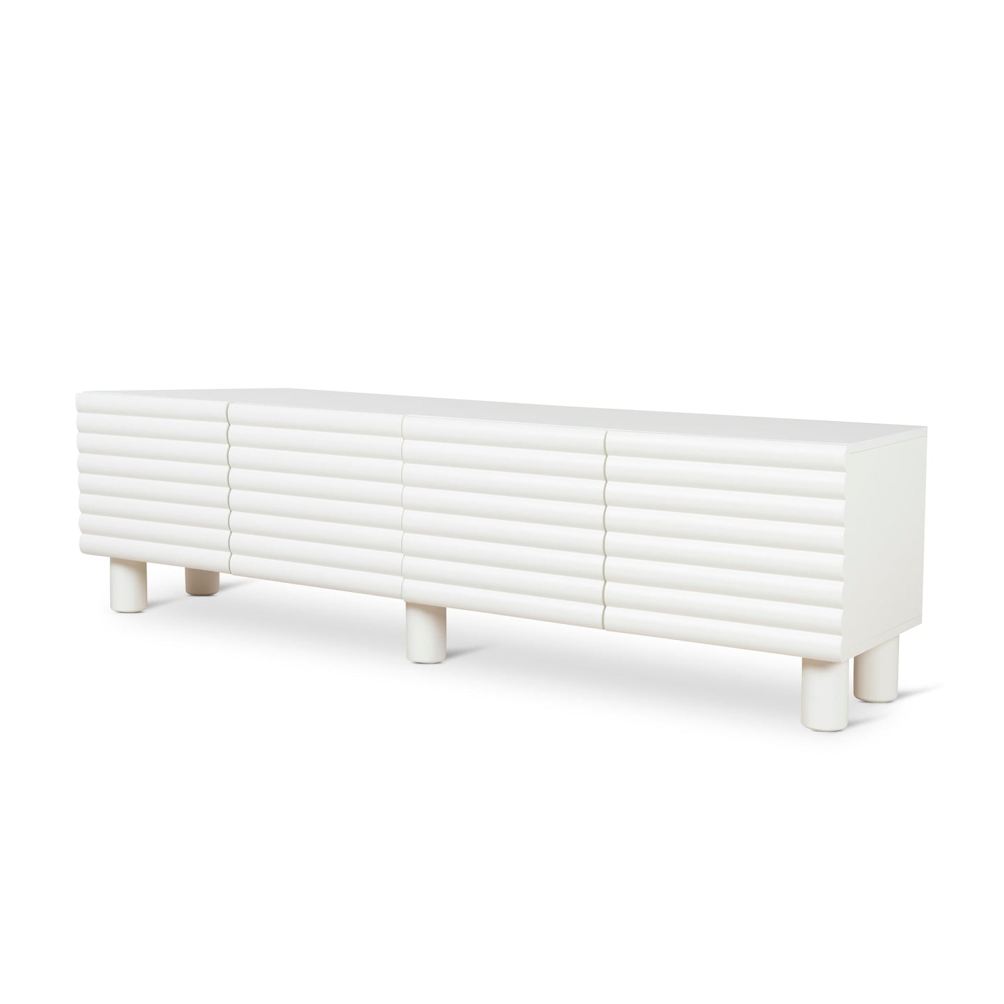 2m TV Entertainment Unit - White
