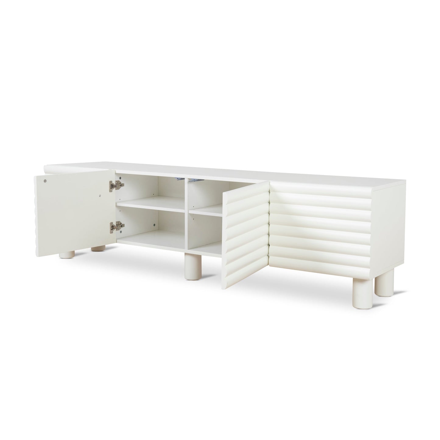 2m TV Entertainment Unit - White