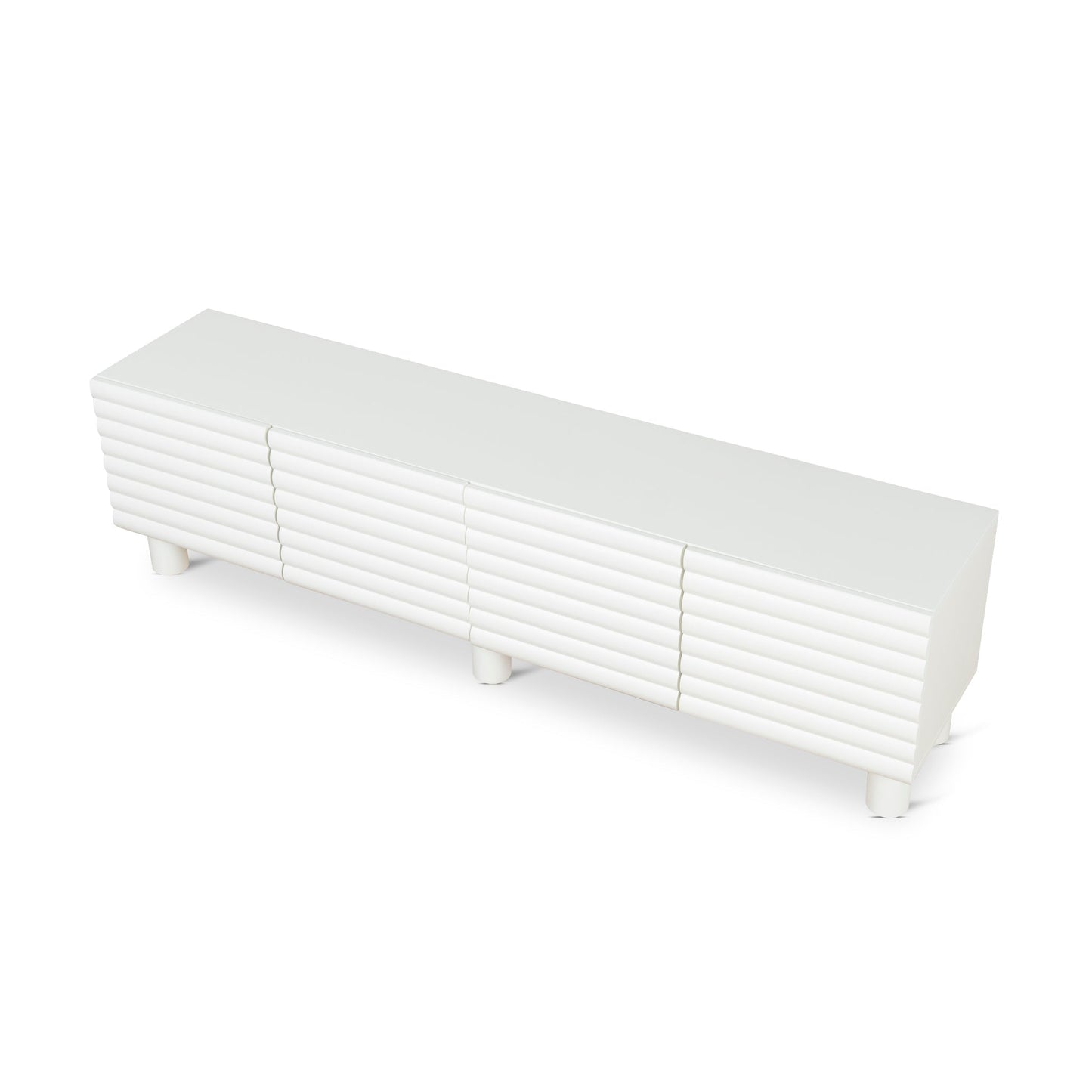 2m TV Entertainment Unit - White