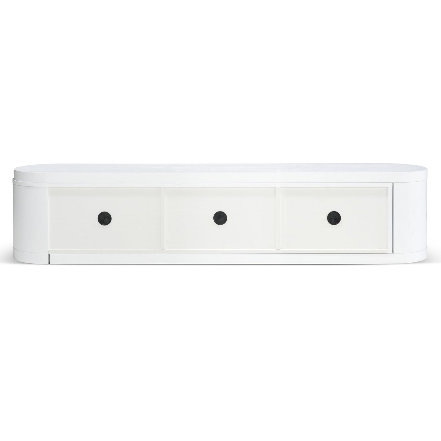 Extendable TV Entertainment Unit Full - White Oak