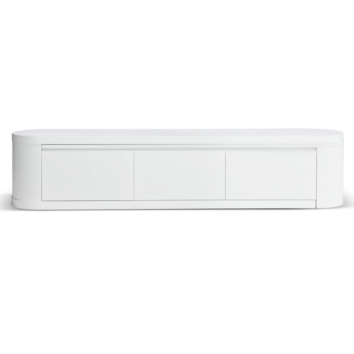 Extendable TV Entertainment Unit Full - White Oak