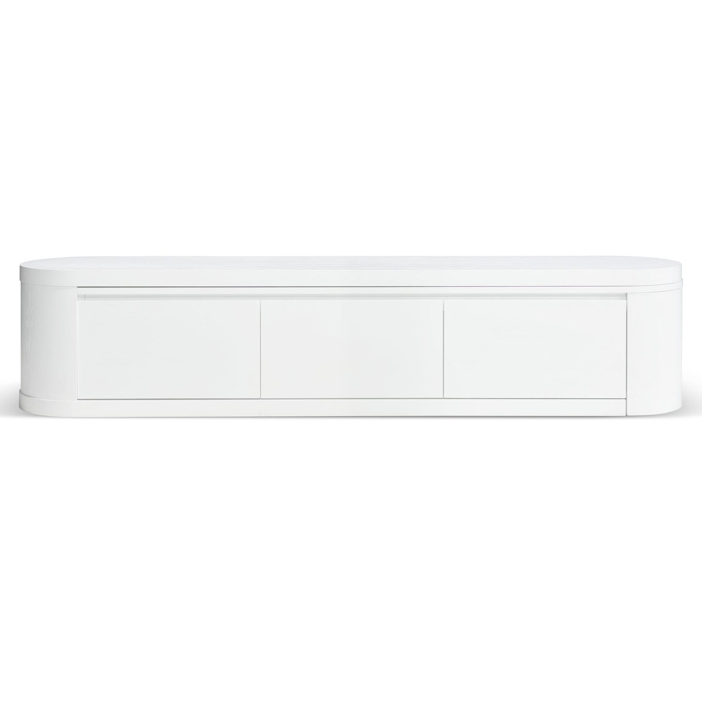 Extendable TV Entertainment Unit Full - White Oak