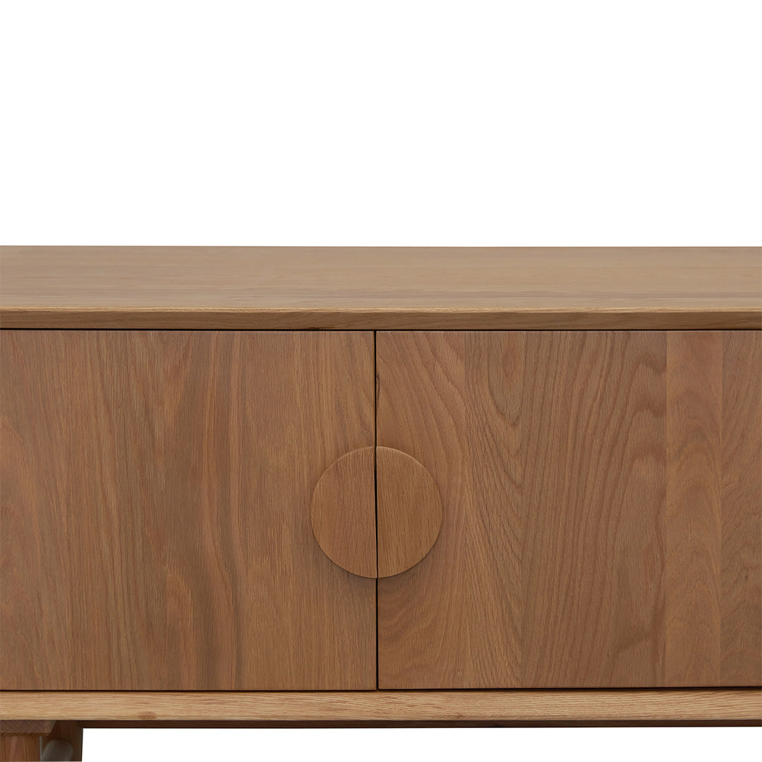 2.1m TV Entertainment Unit - Natural Wood