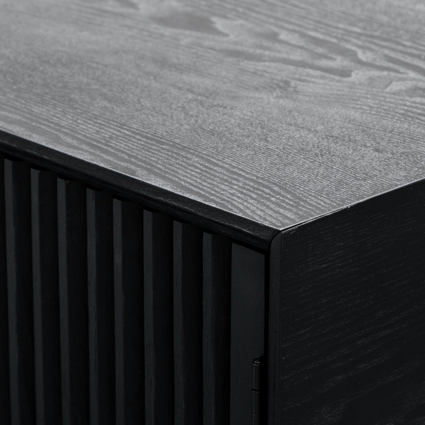 2m Entertainment TV Unit - Black Veneer