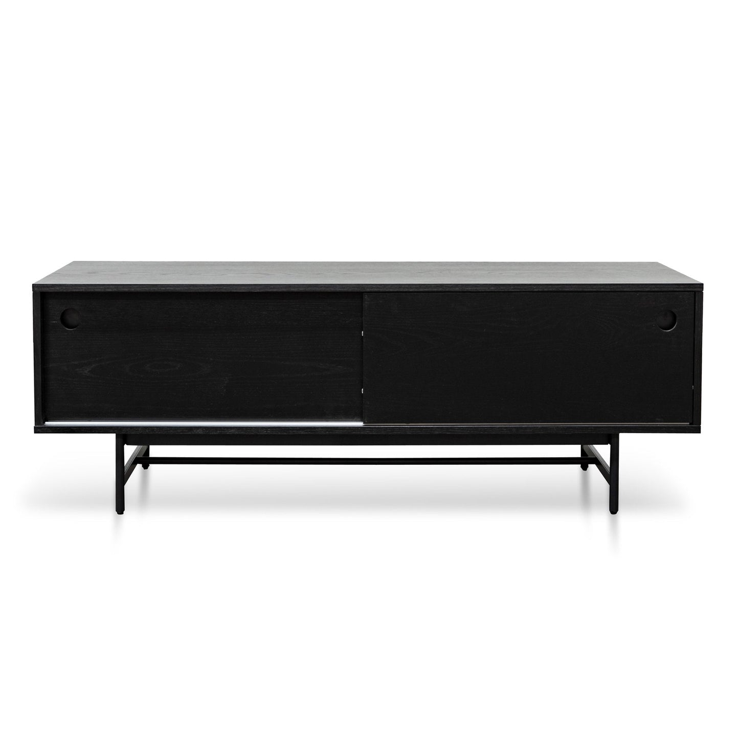 Wooden TV Entertainment Unit - Black