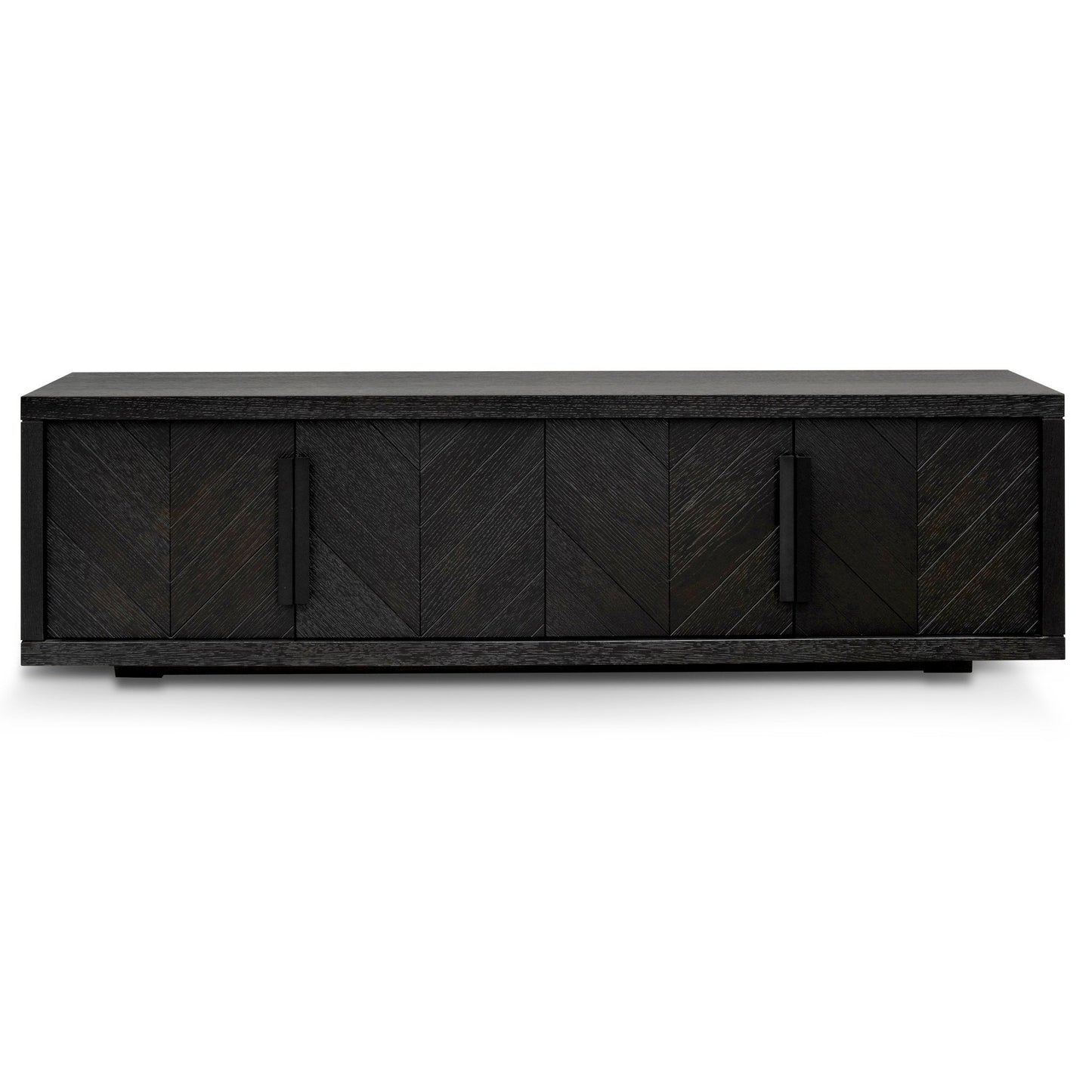 1.8m Entertainment TV Unit - Textured Espresso Black